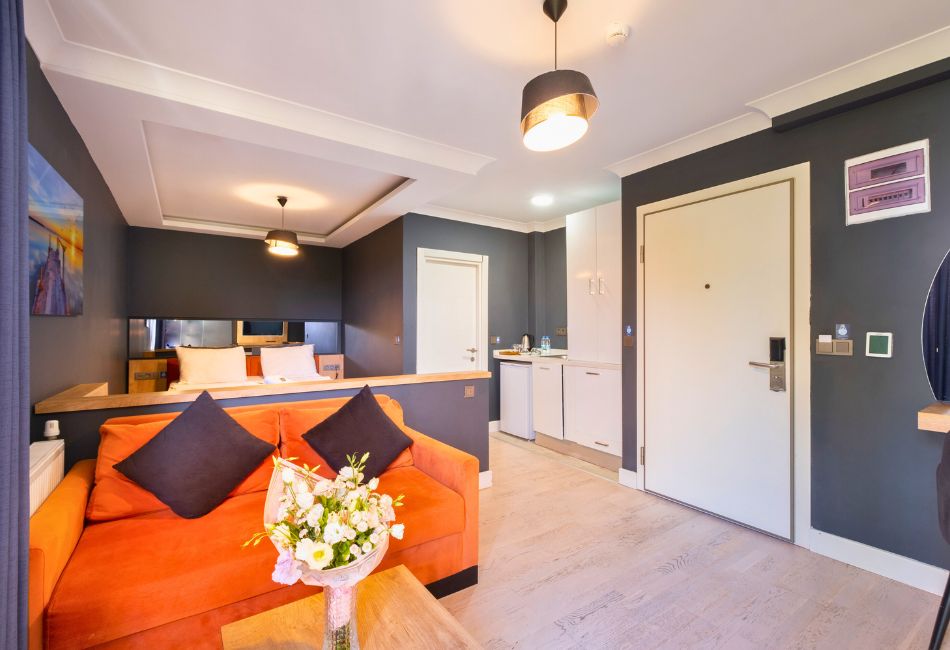 Boğaz manzarası ve Üsküdar sahili, 216 Bosphorus Suite konumu